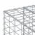 Pat ridicat din gabion Argintiu GartenMobel Dekor