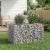 Pat ridicat din gabion Argintiu GartenMobel Dekor