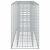 Pat ridicat din gabion Argintiu GartenMobel Dekor