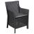 Set de lounge cu pernă 3 pcs Antracit PP GartenMobel Dekor