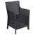 Set de lounge cu pernă 3 pcs Antracit PP GartenMobel Dekor