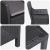 Set de lounge cu pernă 3 pcs Antracit PP GartenMobel Dekor