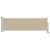 Awning lateral 100% poliester, fier, oțel GartenMobel Dekor