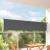 Awning lateral 100% poliester, fier, oțel GartenMobel Dekor