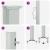 Awning lateral 100% poliester, fier, oțel GartenMobel Dekor