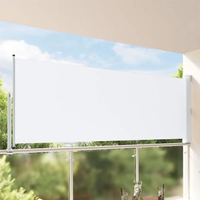 Awning lateral 100% poliester, fier, oțel GartenMobel Dekor