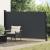 Jaluzea laterală retractabilă Negru 300 x 170 cm Poliester GartenMobel Dekor