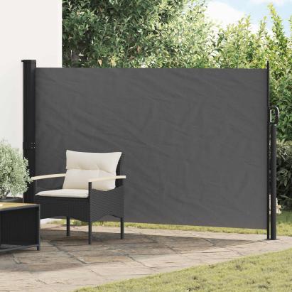Jaluzea laterală retractabilă Antracit 300 x 170 cm Poliester GartenMobel Dekor