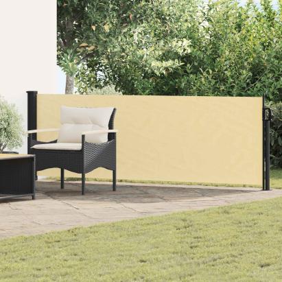 Jaluzea laterală retractabilă Nisipiu 500 x 100 cm Poliester GartenMobel Dekor