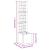 Ghiveci de grădină cu trellis Verde 36 x 36 x 140 cm PP GartenMobel Dekor