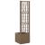 Ghiveci de grădină cu trellis Maro 36 x 36 x 140 cm PP GartenMobel Dekor
