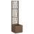 Ghiveci de grădină cu trellis Maro 36 x 36 x 140 cm PP GartenMobel Dekor