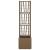 Ghiveci de grădină cu trellis Maro 36 x 36 x 140 cm PP GartenMobel Dekor