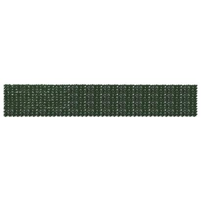 Ecran de balcon cu frunze verde, 600 x 100 cm, rezistent la intemperii