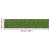Ecran de balcon cu frunze decorative, verde, 500 x 100 cm, rezistent UV