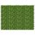 Ecran de balcon cu frunze decorative verde, 200 x 150 cm, pentru intimitate