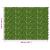 Ecran de balcon cu frunze decorative verde, 200 x 150 cm, pentru intimitate