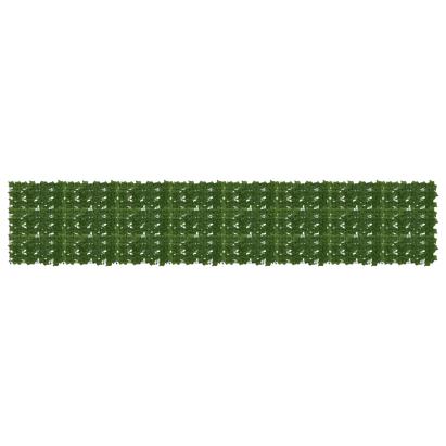 Ecran de balcon cu frunze verde 400x75 cm, pentru intimitate