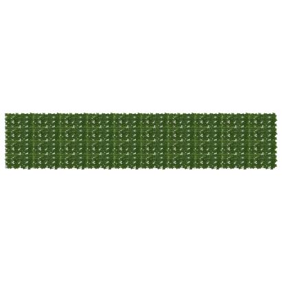 Ecran de balcon cu frunze verde 500x100 cm, paravan intimitate exterior