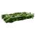Ecran de balcon cu frunze Verde și galben 400 x 100 cm GartenMobel Dekor