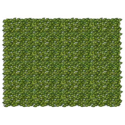 Ecran de balcon cu frunze Verde și galben 200 x 150 cm GartenMobel Dekor