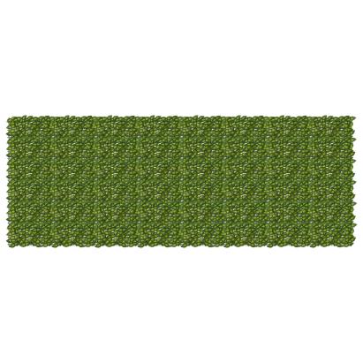 Ecran de balcon cu frunze decorative, verde, 400 x 150 cm, pentru intimitate