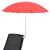 Umbrelă cu clemă 2 pcs Roșu cărămiziu Ø 105 x 86 cm GartenMobel Dekor
