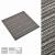 Covor 20 pcs Anthracit în dungi 50 x 50 cm 100% polipropilenă GartenMobel Dekor