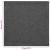 Covor 20 pcs Antracit 50 x 50 cm 100% polipropilenă GartenMobel Dekor