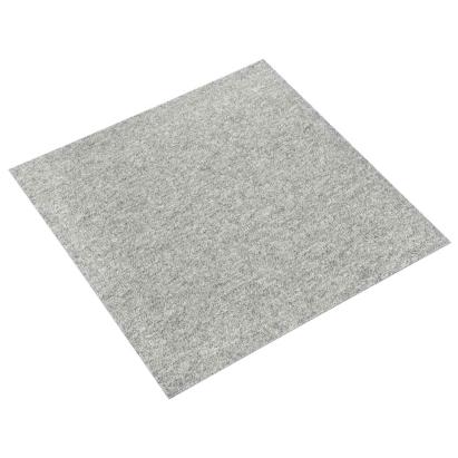 Covor 20 pcs Gri deschis 50 x 50 cm 100% polipropilenă GartenMobel Dekor