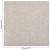 Covor 20 pcs Bej deschis 50 x 50 cm 100% polipropilenă GartenMobel Dekor