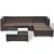 Set mobilier de grădină cu perne, 5 piese, maro, poliratan GartenMobel Dekor