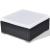 Set mobilier de grădină cu perne, 5 piese, negru, poliratan GartenMobel Dekor
