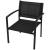Set mobilier de grădină, 4 piese, negru, textilenă GartenMobel Dekor