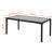 Set mobilier de grădină, 4 piese, negru, textilenă GartenMobel Dekor