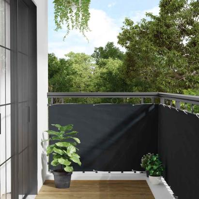 Prelată pentru balcon din țesătură oxford, 90x600cm, antracit GartenMobel Dekor