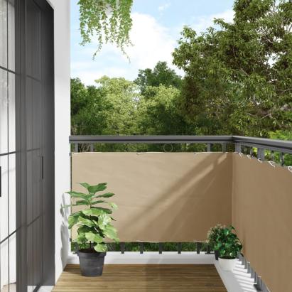 Prelată balcon, material textil oxford, 75 x 600 cm, bej GartenMobel Dekor
