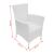 Set mobilier de exterior, 5 piese, alb crem, poliratan GartenMobel Dekor