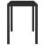 Set mobilier de exterior cu perne, 5 piese, negru, poliratan GartenMobel Dekor