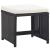 Set mobilier de exterior cu perne, 13 piese, negru, poliratan GartenMobel Dekor