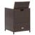 Set mobilier de exterior cu perne, 9 piese, maro, poliratan GartenMobel Dekor