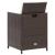 Set mobilier de exterior cu perne, 13 piese, maro, poliratan GartenMobel Dekor