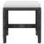 Set mobilier de exterior, 9 piese negru, poliratan, lemn acacia GartenMobel Dekor