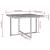 Set mobilier de exterior, 9 piese negru, poliratan, lemn acacia GartenMobel Dekor