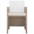 Set mobilier de exterior cu perne, 9 piese, bej, poliratan GartenMobel Dekor