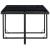 Set mobilier de exterior cu perne, 11 piese, negru, poliratan GartenMobel Dekor
