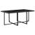Set mobilier de exterior cu perne, 11 piese, negru, poliratan GartenMobel Dekor