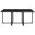 Set mobilier de exterior cu perne, 11 piese, negru, poliratan GartenMobel Dekor