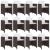 Set mobilier de exterior cu perne, 13 piese, maro, poliratan GartenMobel Dekor
