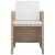 Set mobilier de exterior cu perne, 13 piese, bej, poliratan GartenMobel Dekor
